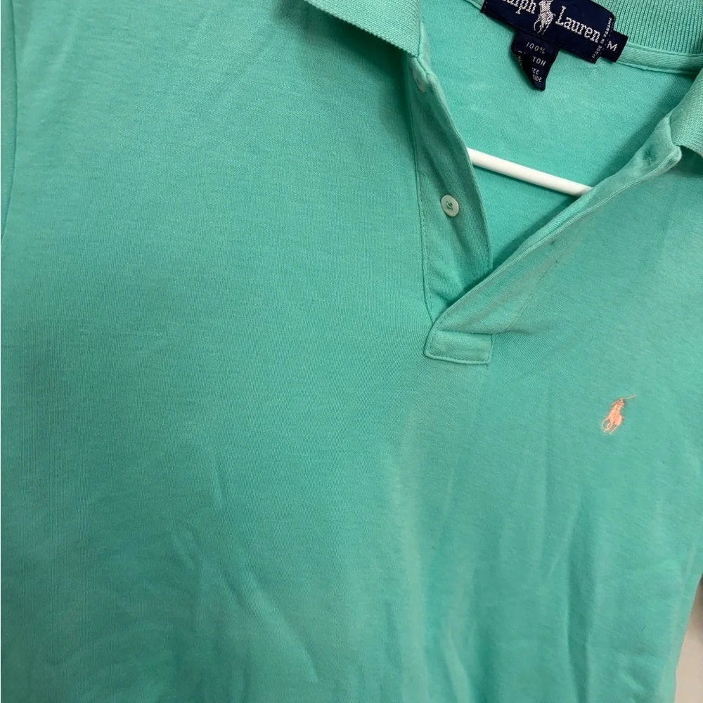 Ralph Lauren Men's mint green short sleeve casual Polo Shirt medium